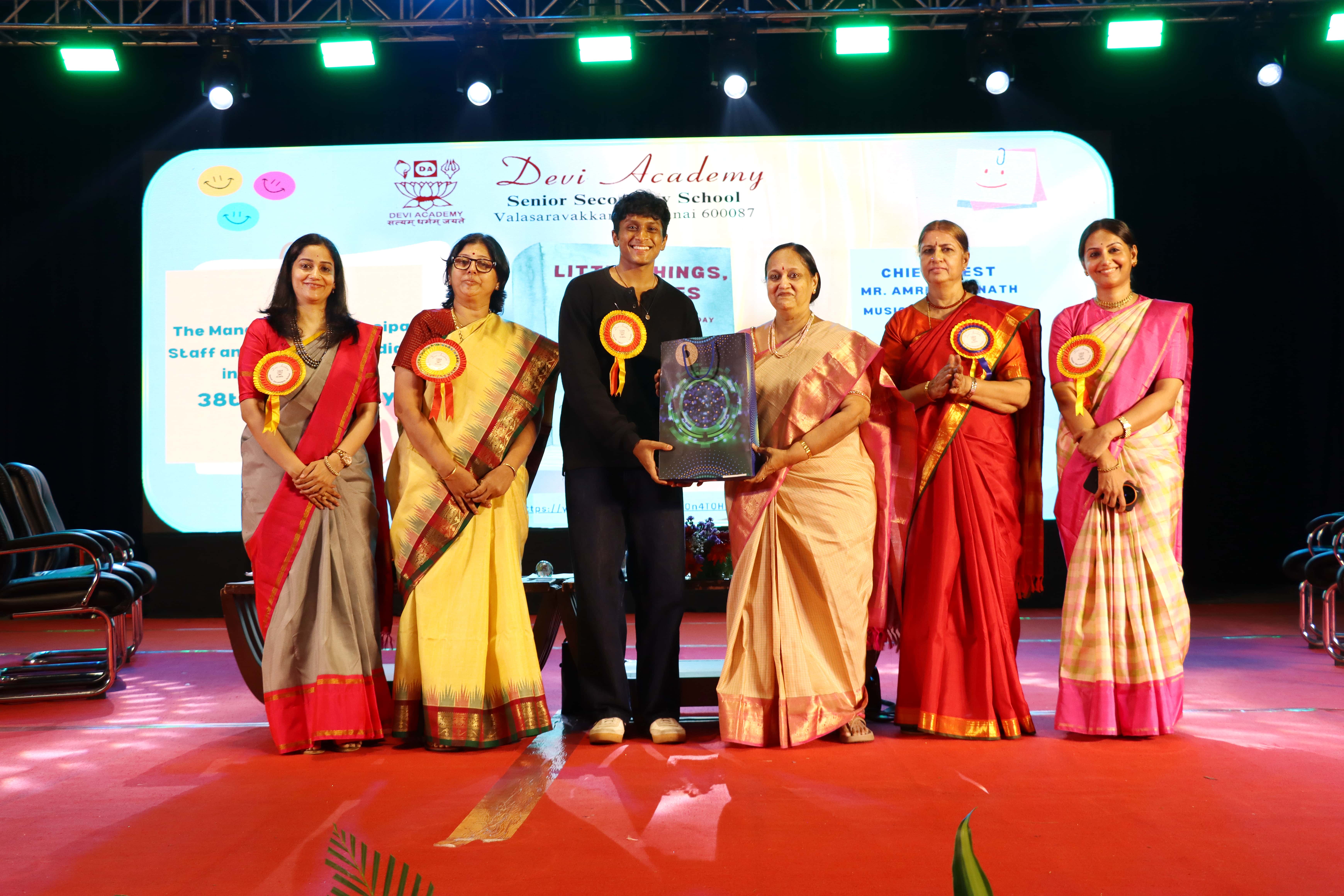38th Annual Day — Little Things, Big Smiles — with Chief Guest Mr. Amrit Ramnath
